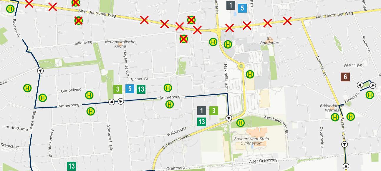 Wegen des Sattel-Festes werden die Busse umgeleitet.