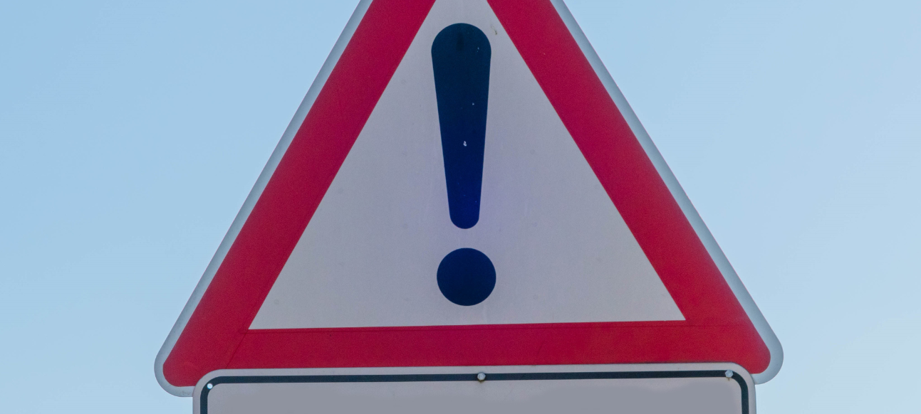 Verkehrsschild "Achtung Verkehrschaos"