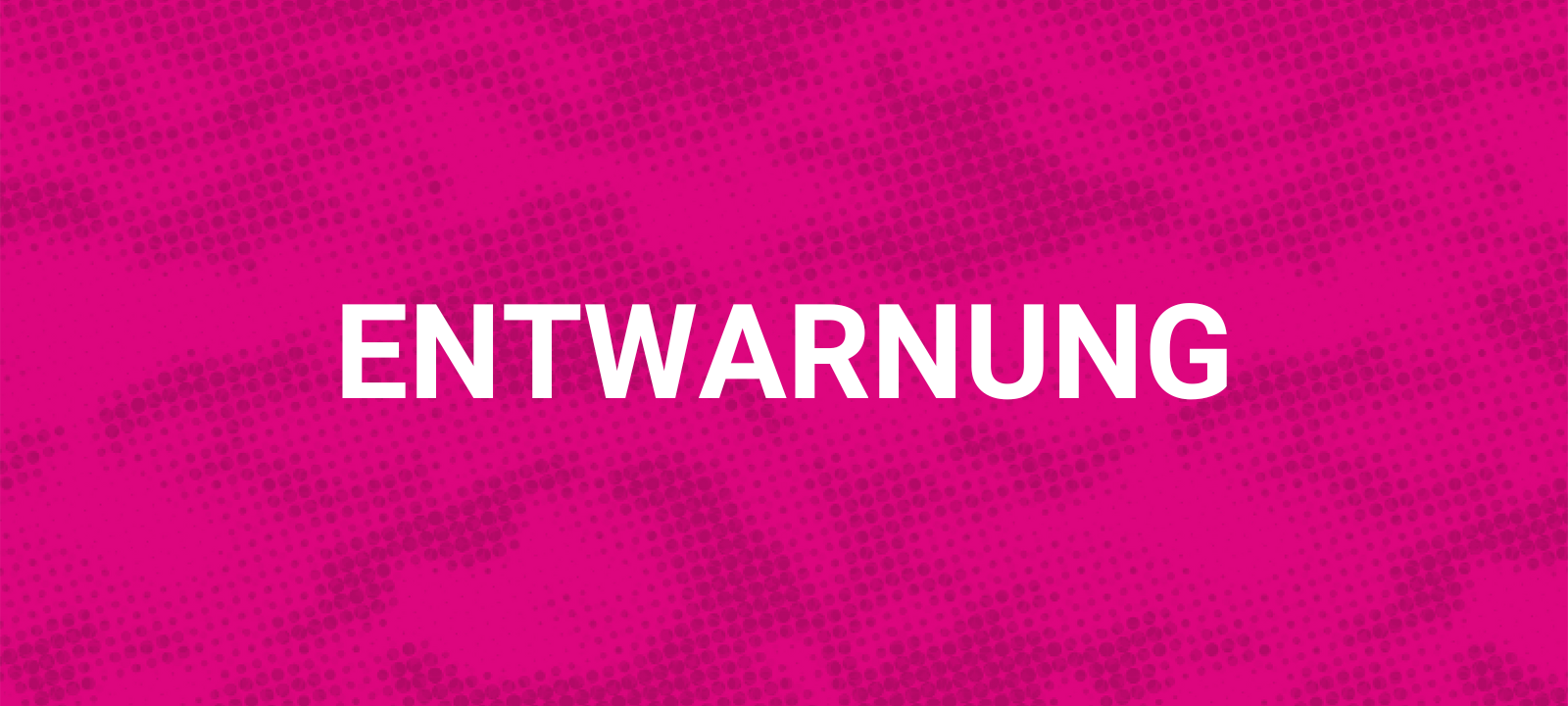 Entwarnung Symbolbild