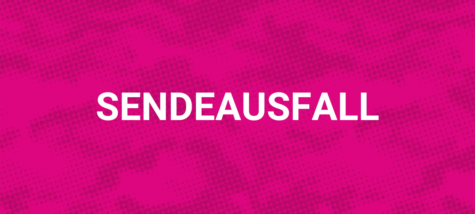 Sendeausfall Symbolbild