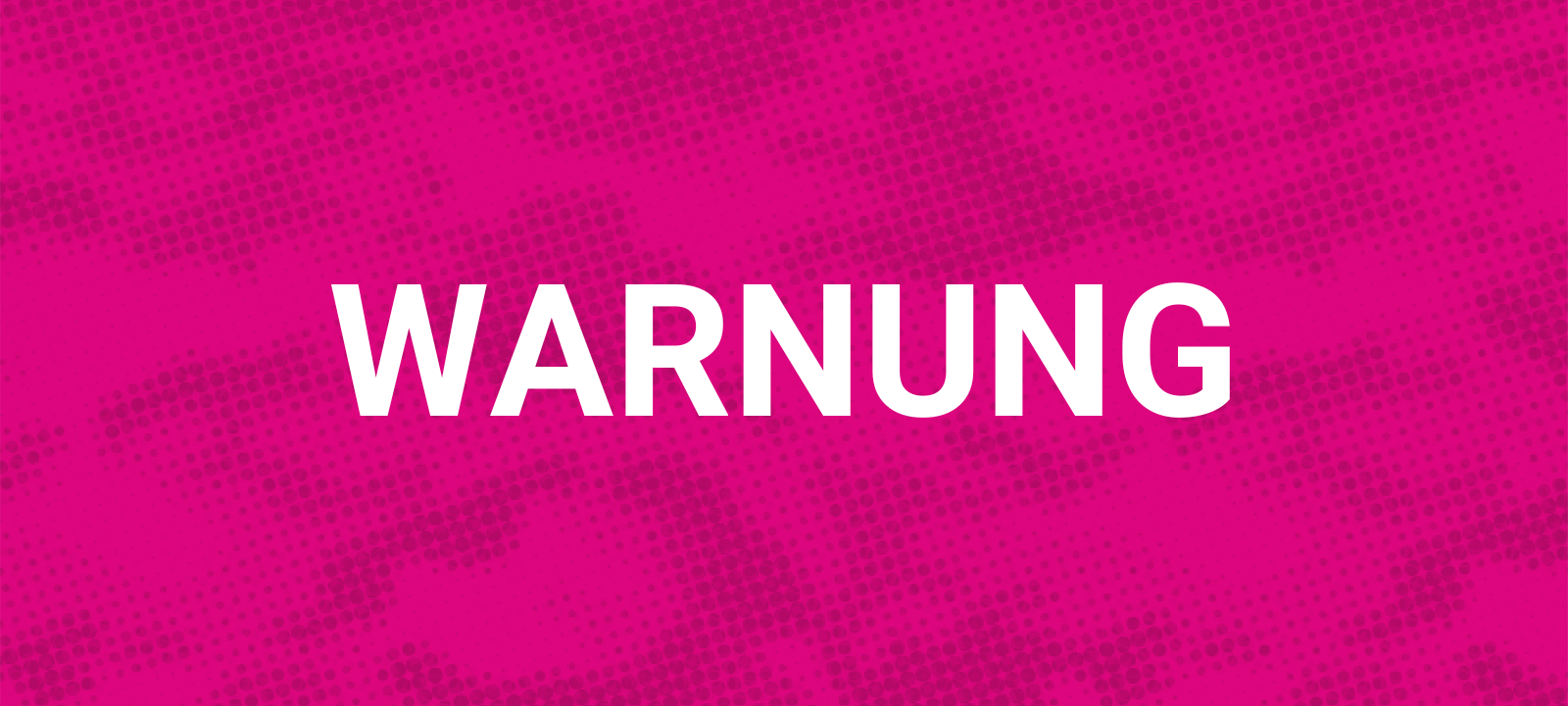 Symbolbild Warnung