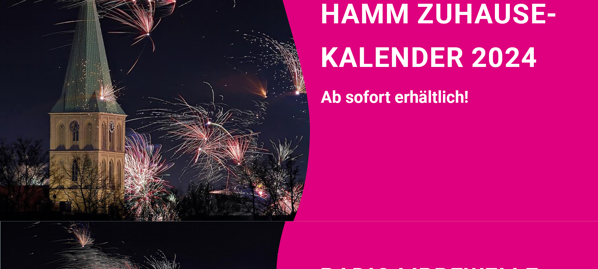 Sichert euch jetzt den Radio Lippewelle Hamm-Zuhausekalender 2024.