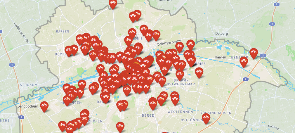 ADFC veröffentlicht interaktive Unfallkarte für Hamm