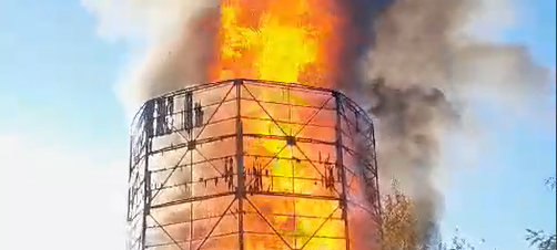 Brand auf dem Gelände des Creativ Reviers in Hamm-Pelkum