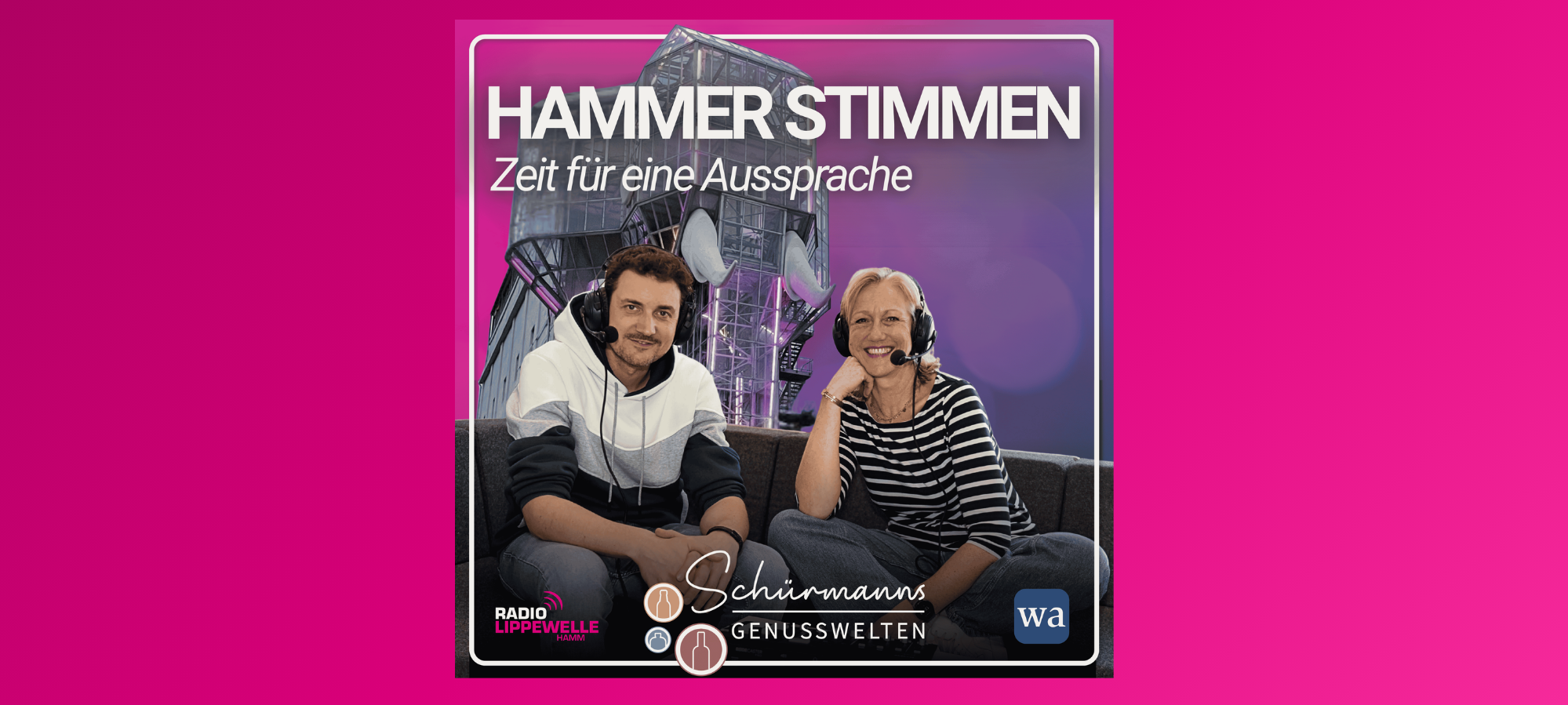 Grafik Hammer Stimmen Zeit für eine Aussprache Podcast