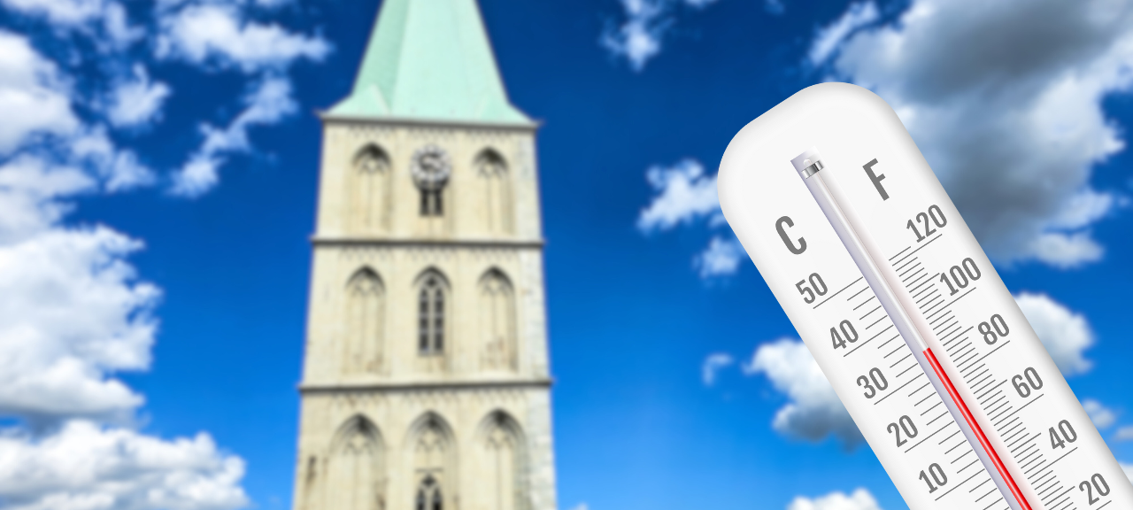 Fast 40 Grad in Hamm gemessen