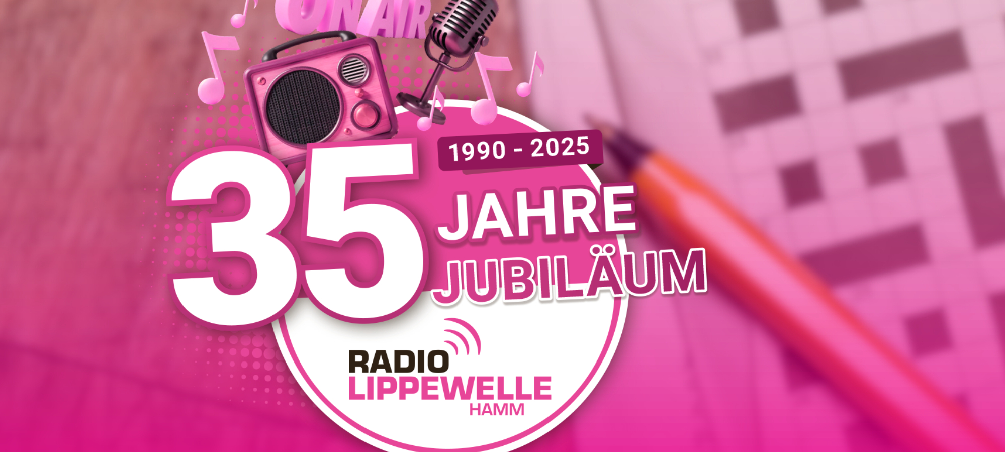 35 Jahre Lippewelle: Rätsel lösen und gewinnen!