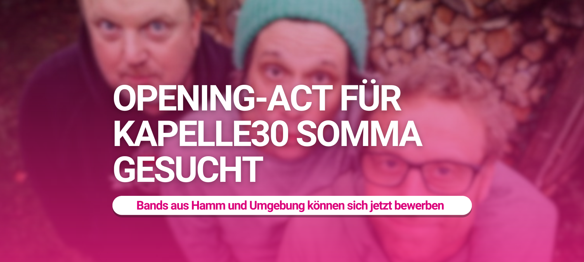 Opener für „Kapelle30 Somma“ gesucht: Bands aus Hamm und Umgebung können sich jetzt bewerben