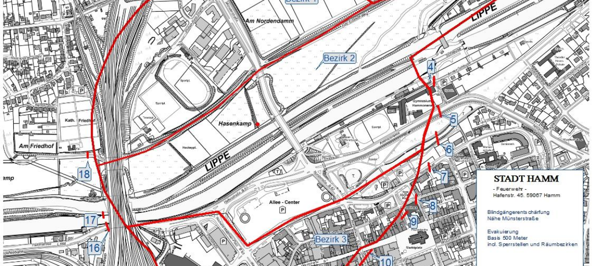 Bombe an der Münsterstraße entschärft