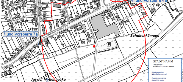 Bombe in Heessen entschärft